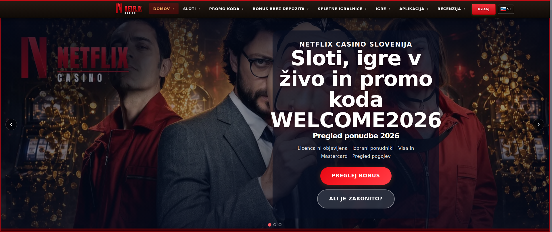 Screenshot of netflix-casino-sl.com