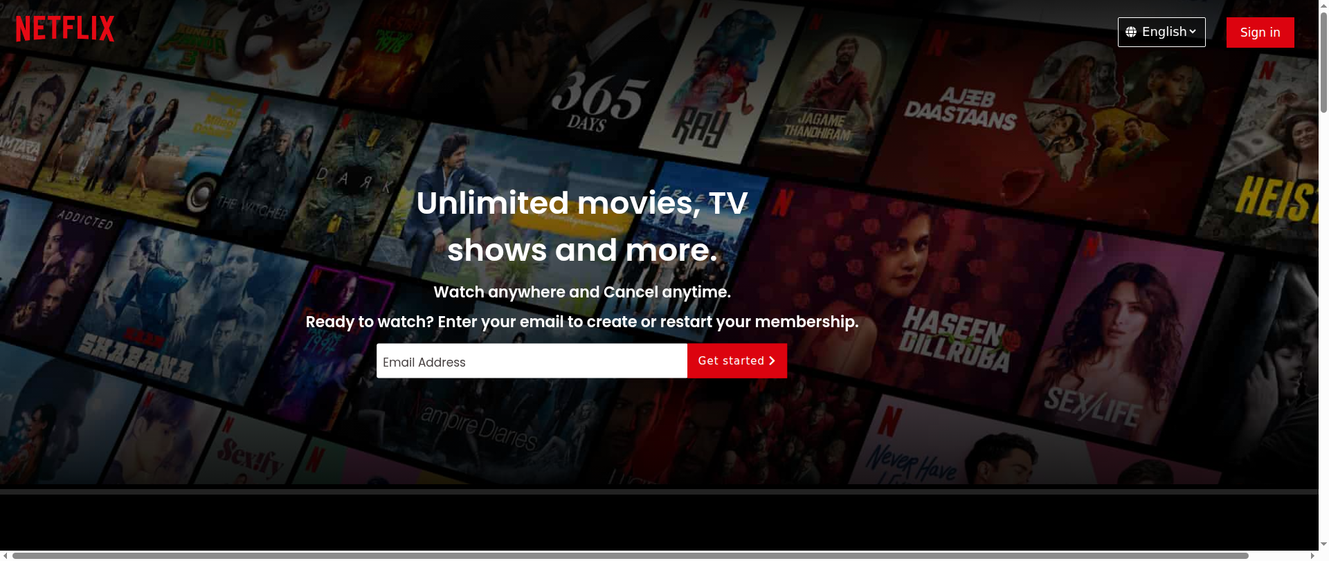 Screenshot of netflix-clone-rho-six.vercel.app