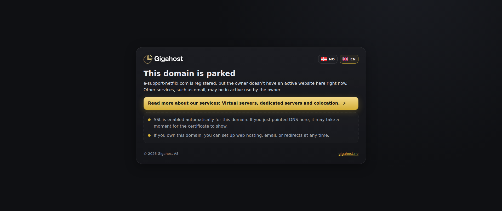 Screenshot of e-support-netflix.com