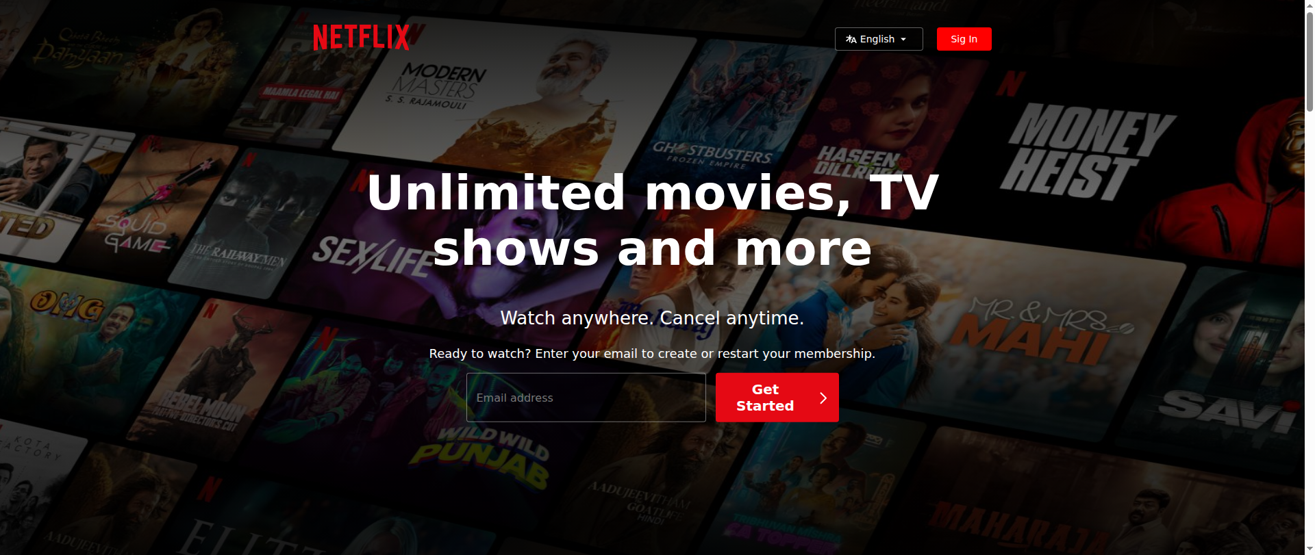Screenshot of netflix-clone-ivory-ten.vercel.app