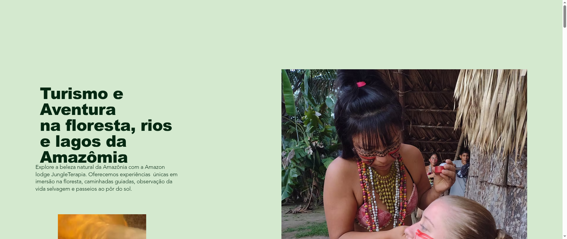 Screenshot of amazonlodgejungleterapia.com