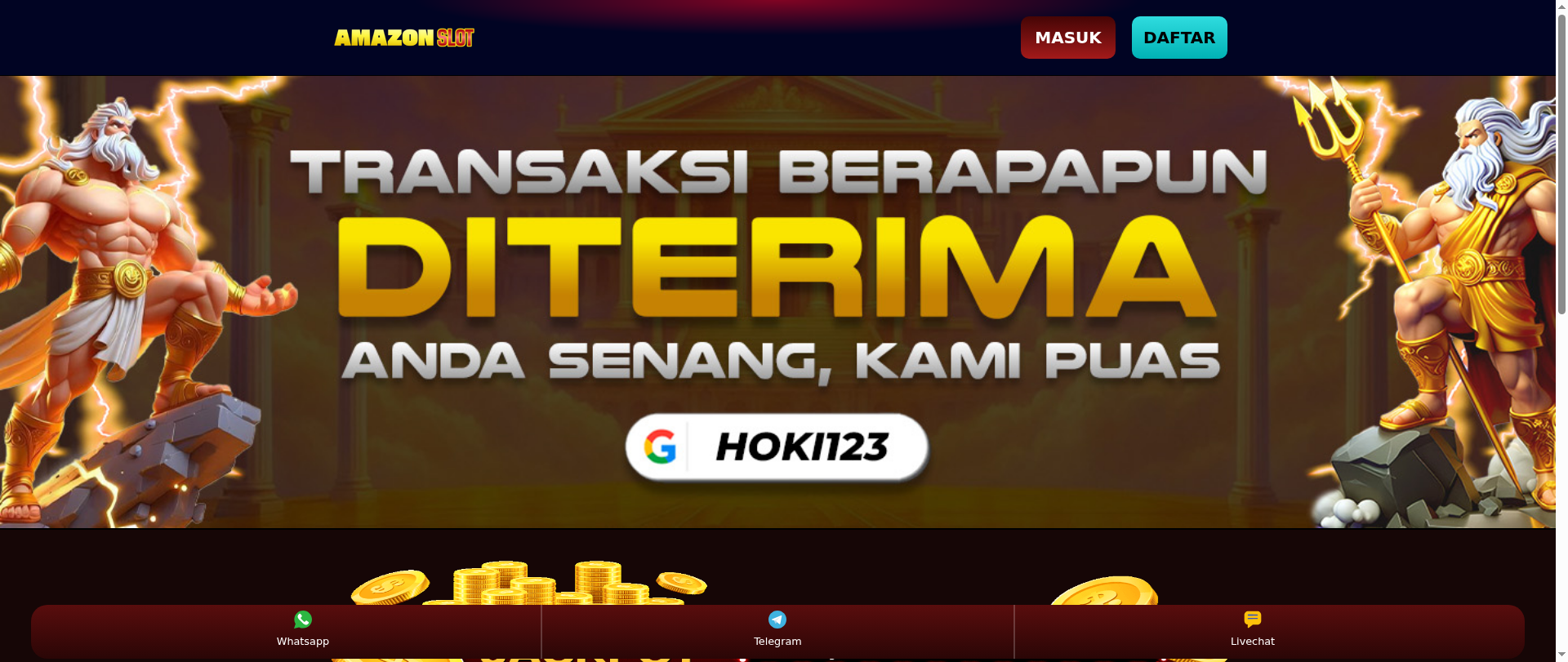 Screenshot of amazonslot.co