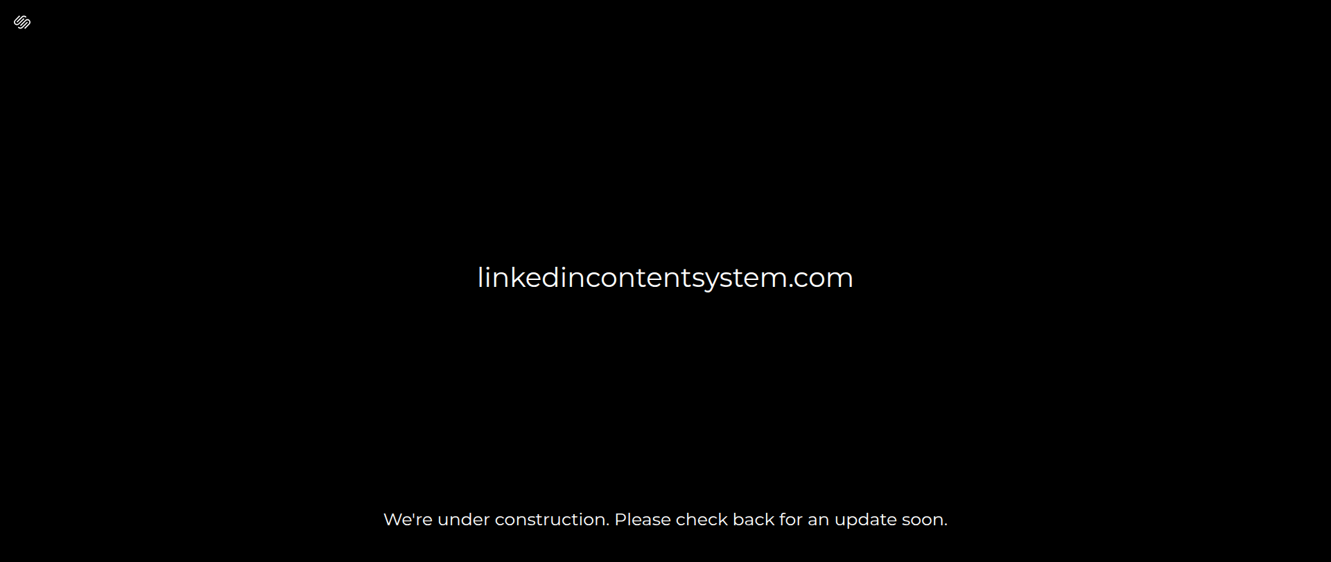 Screenshot of linkedincontentsystem.com