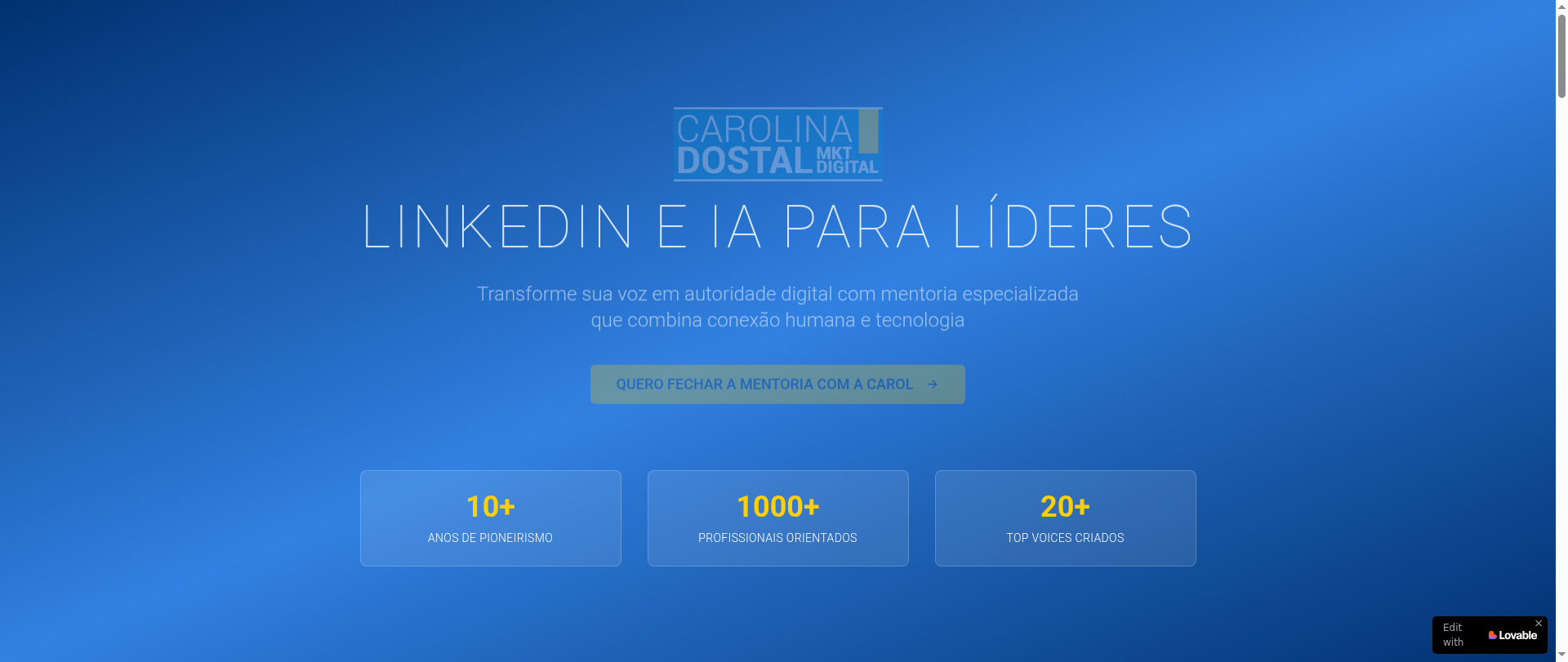Screenshot of linkedinleaderai.tech