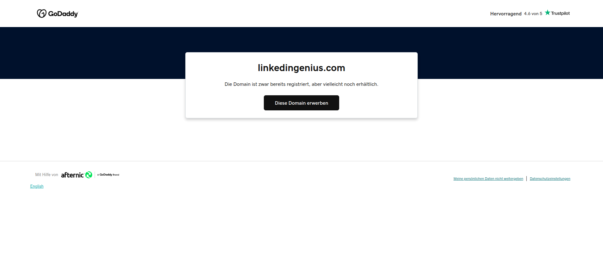Screenshot of linkedingenius.com
