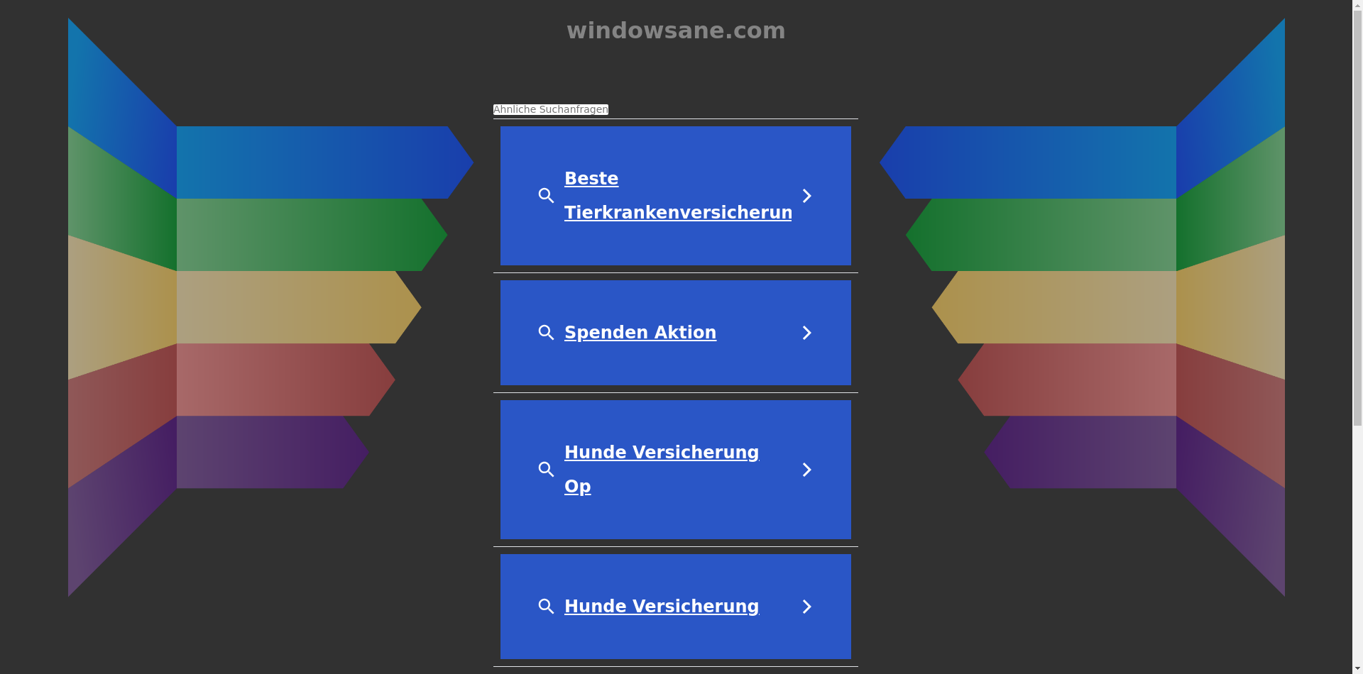 Screenshot of windowsane.com