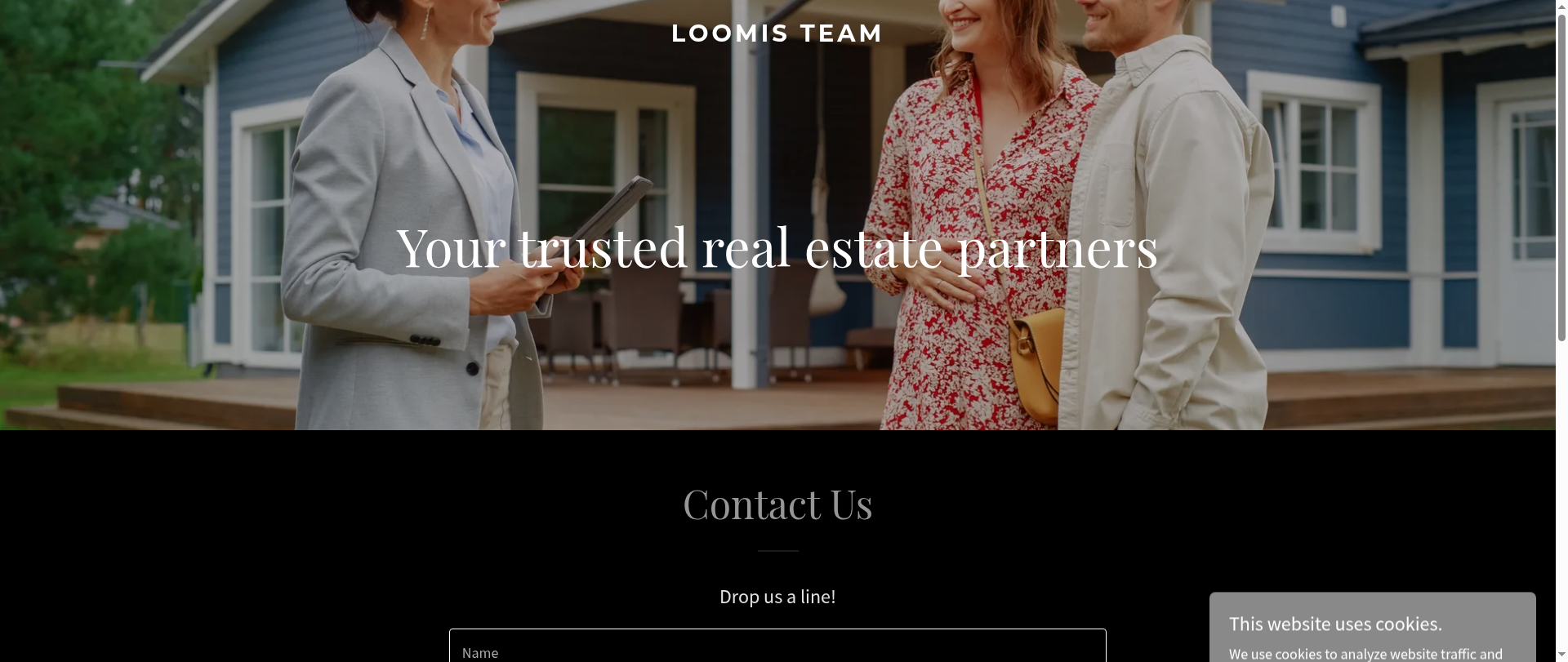 Screenshot of loomisteamwny.com