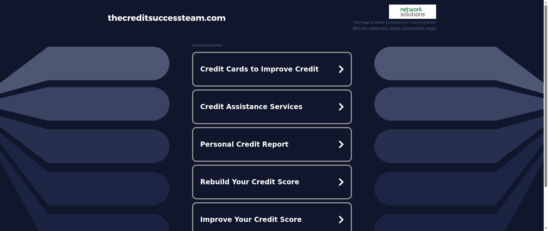 Screenshot of thecreditsuccessteam.com