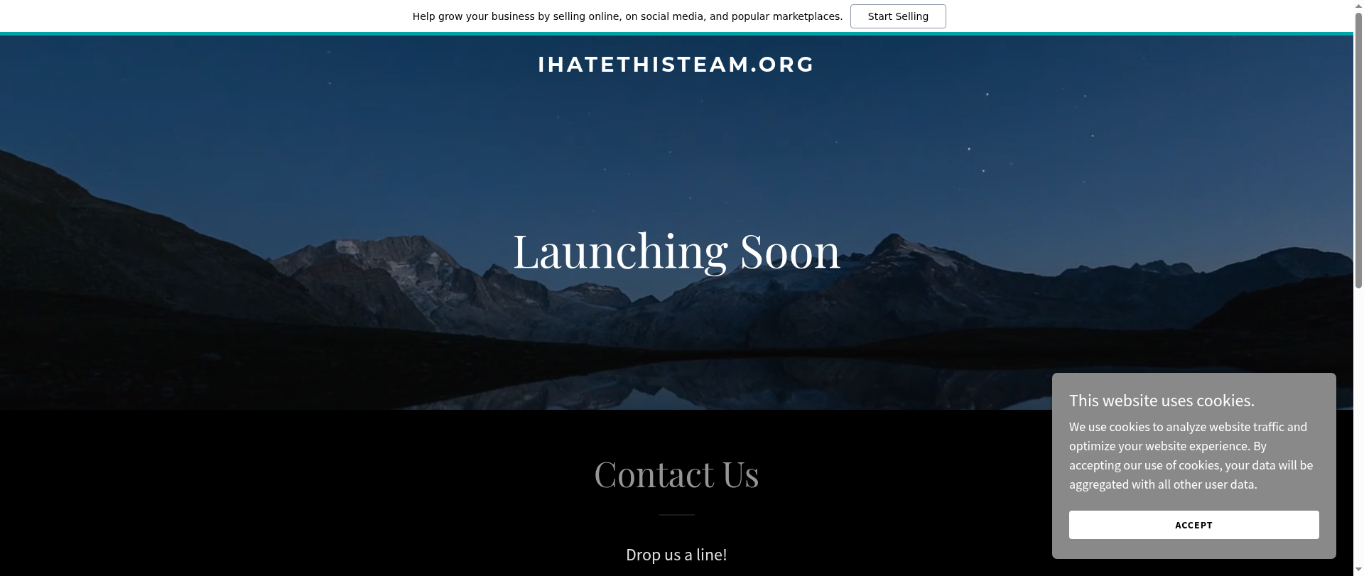Screenshot of ihatethisteam.org
