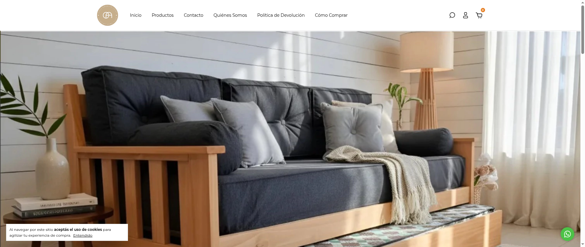 Screenshot of oesteamoblamientos.com