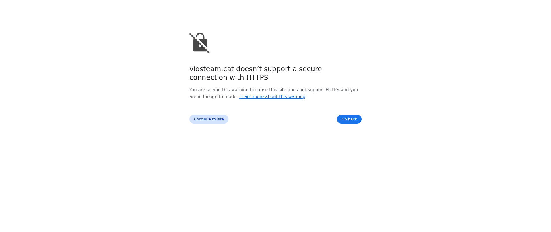 Screenshot of viosteam.cat