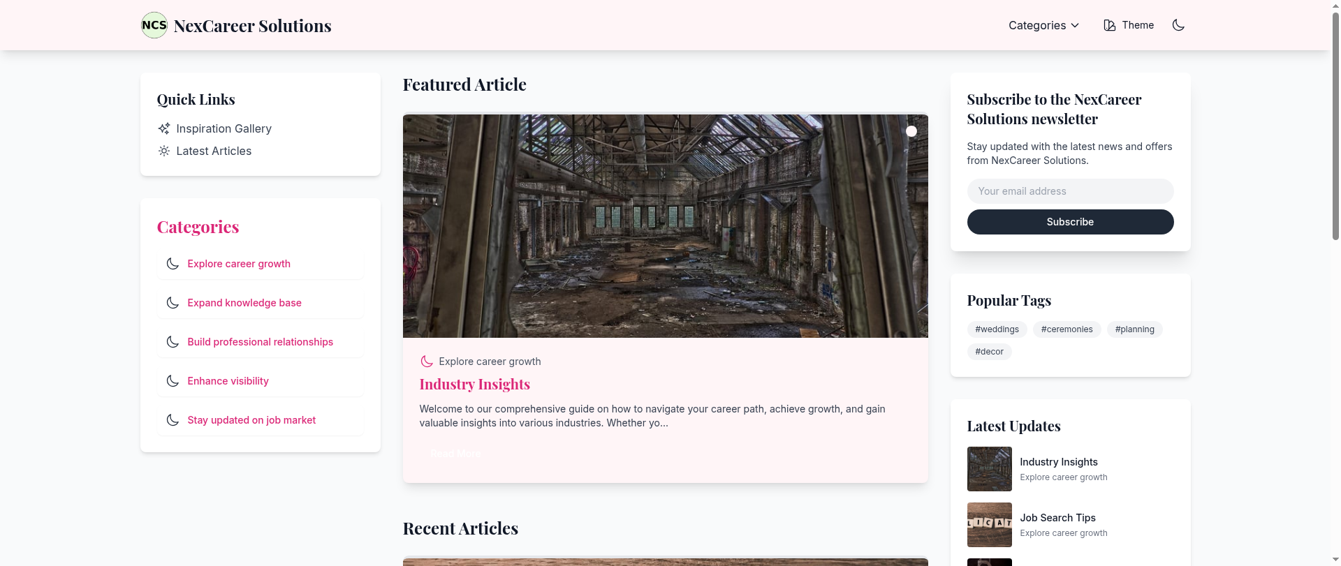 Screenshot of careernexusteam.xyz