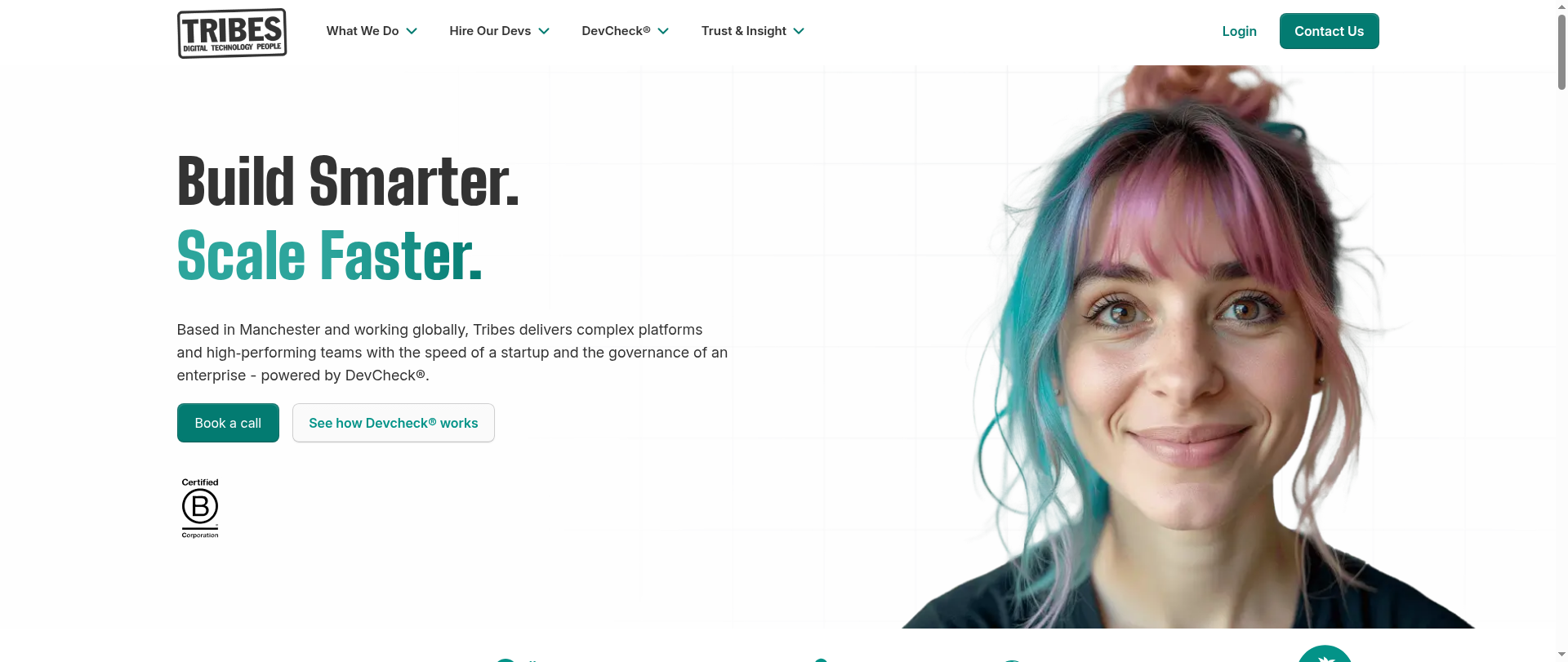 Screenshot of tribesteam.co.uk