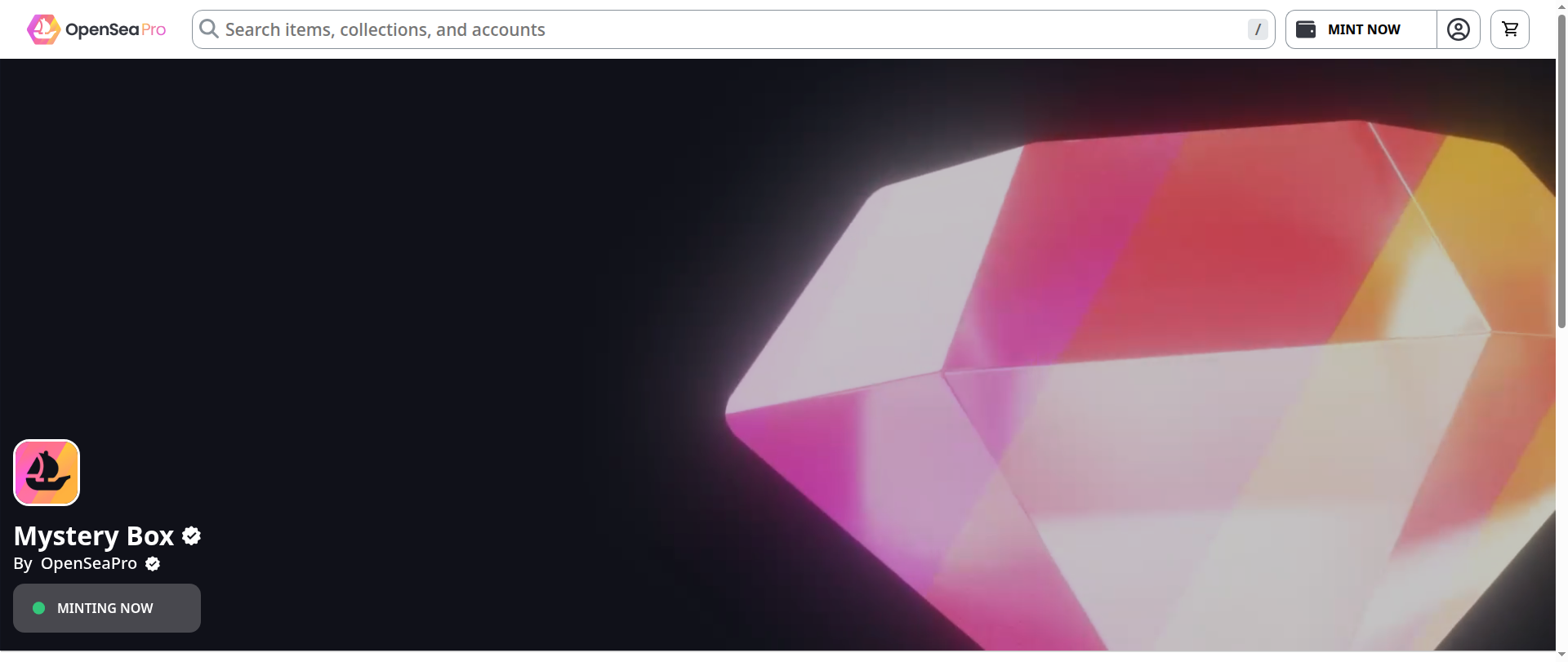 Screenshot of openseavxr.vercel.app