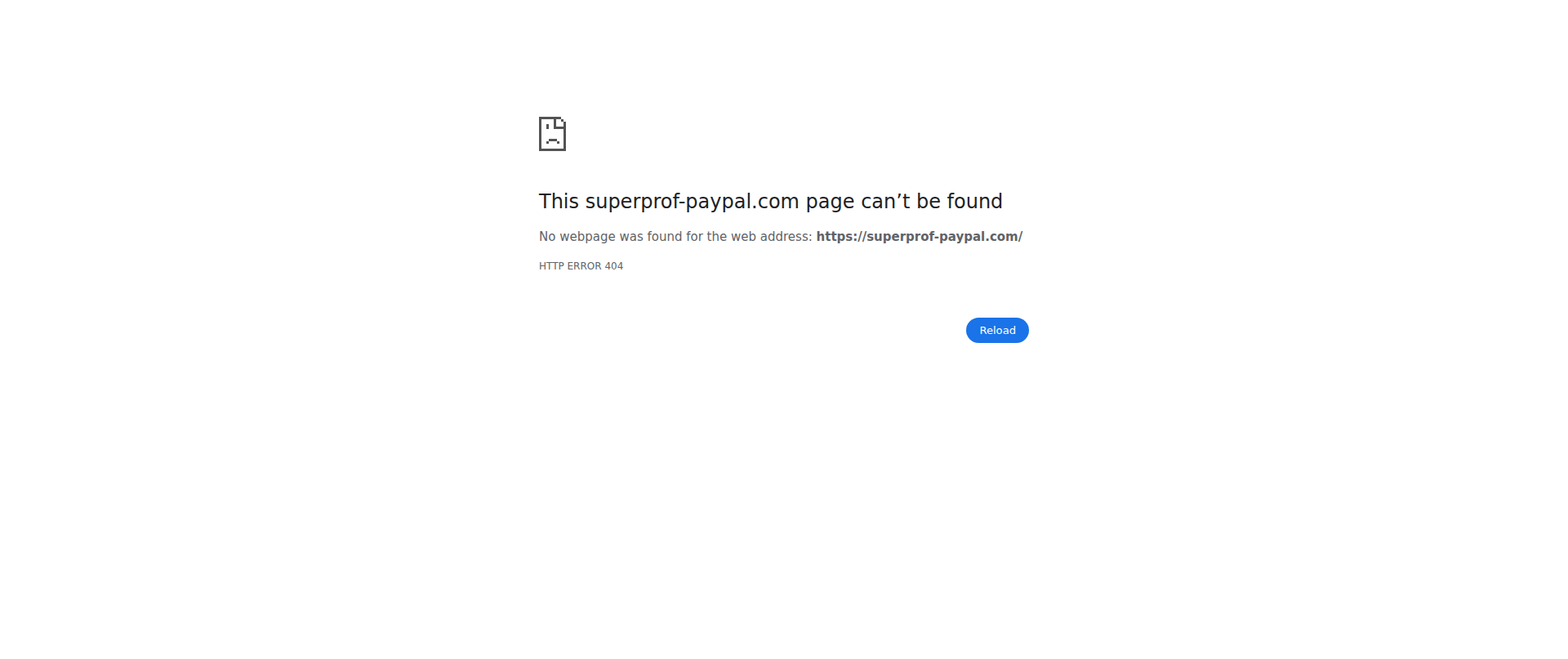 Screenshot of superprof-paypal.com
