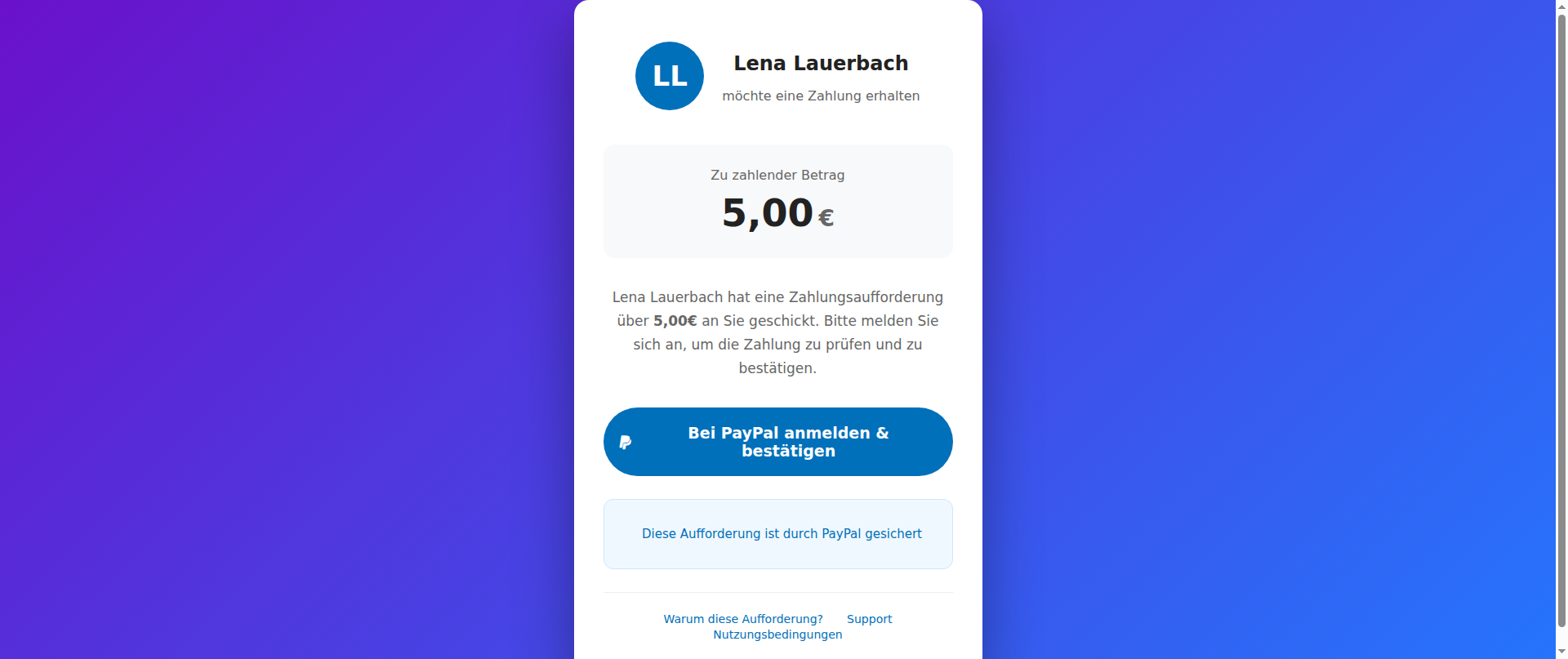 Screenshot of paypal-pay.com