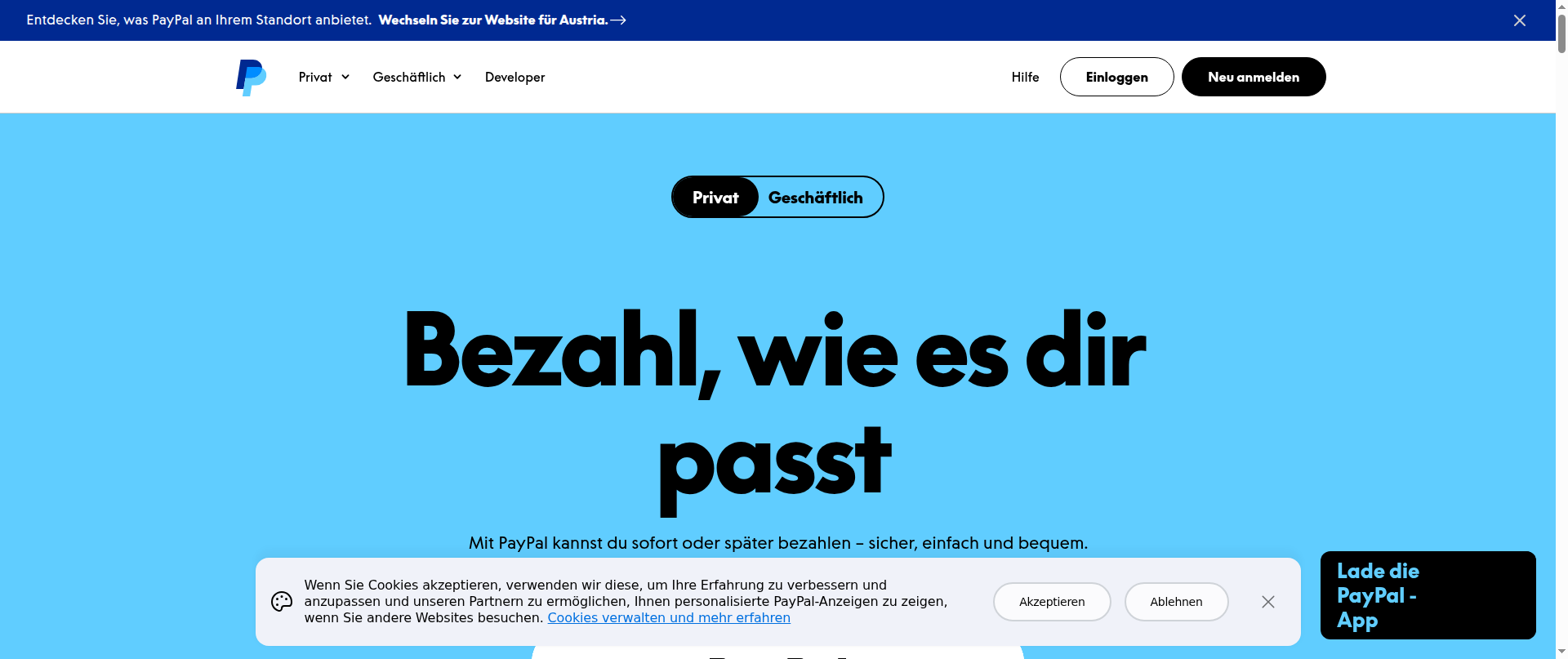 Screenshot of paypal-receipt.xyz