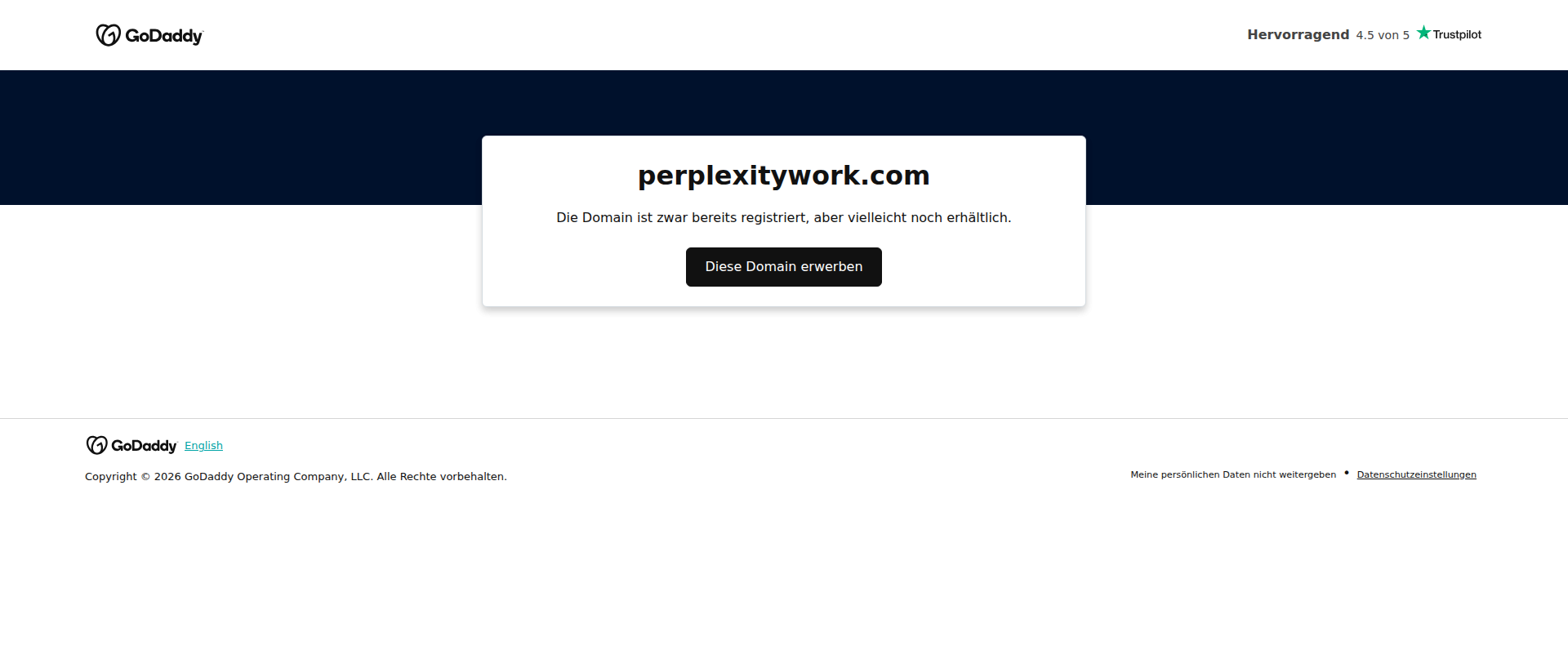 Screenshot of perplexitywork.com