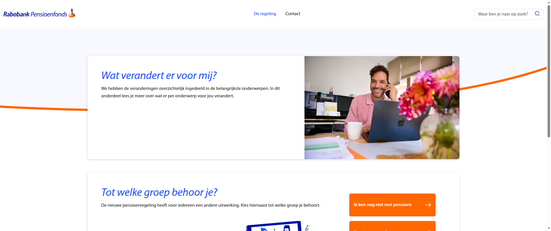 Screenshot of hetzitzo.rabobankpensioenfonds.nl