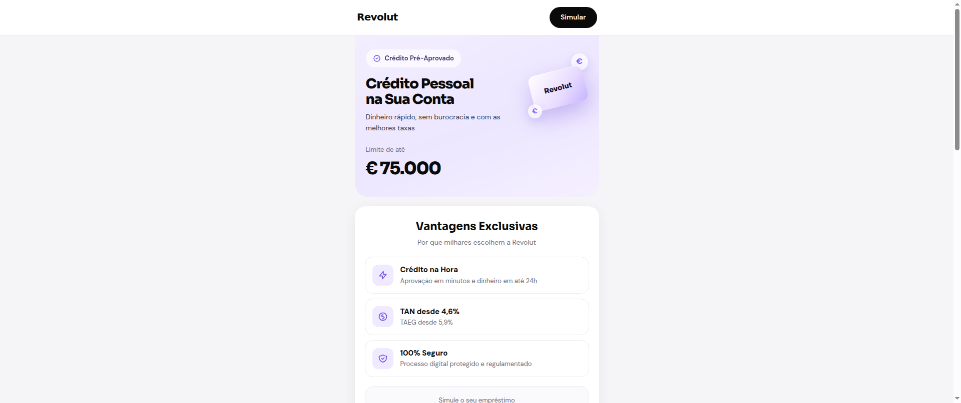 Screenshot of creditosrevolut.site