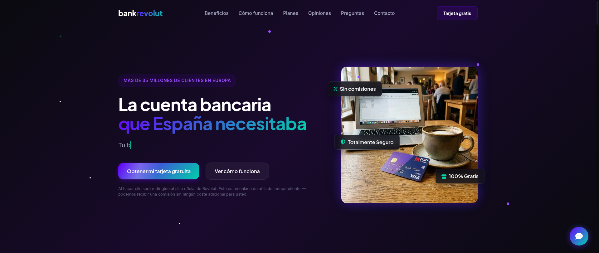 Screenshot of bankrevolut.com