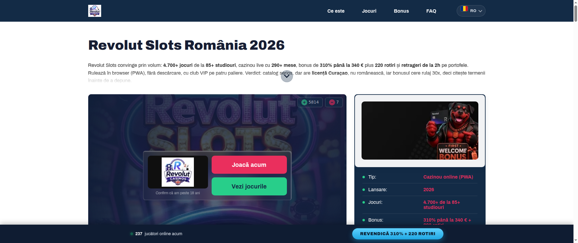 Screenshot of revolut-slot.net