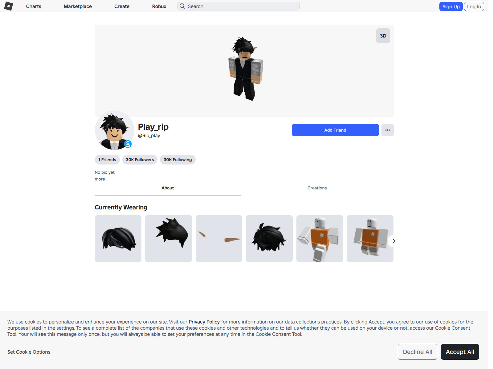Screenshot of roblox.com.ee