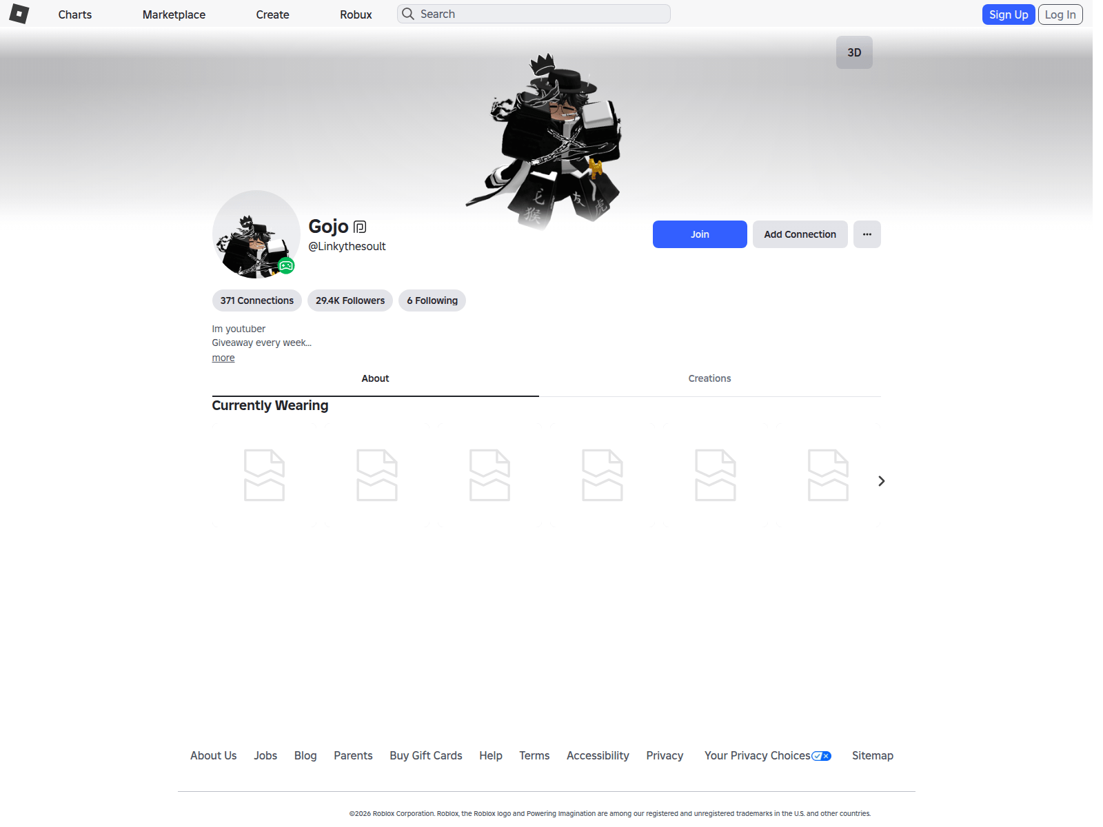 Screenshot of roblox.com.hr