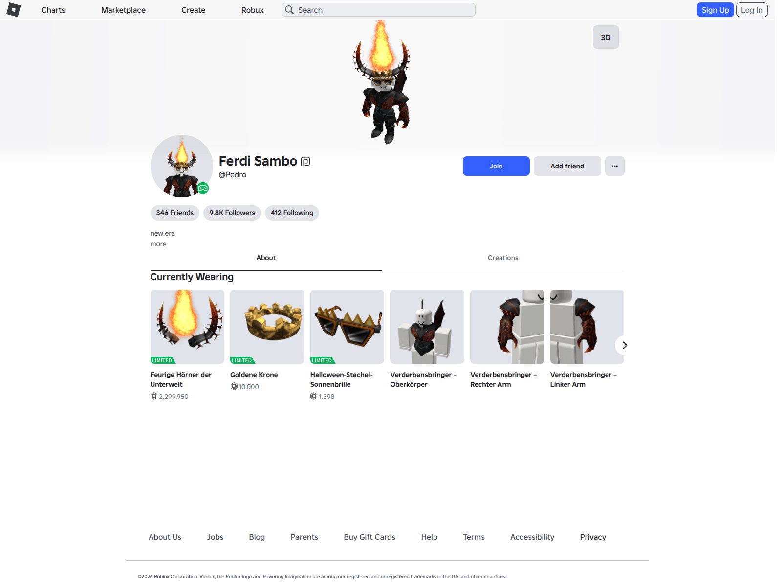 Screenshot of roblox.com.ml