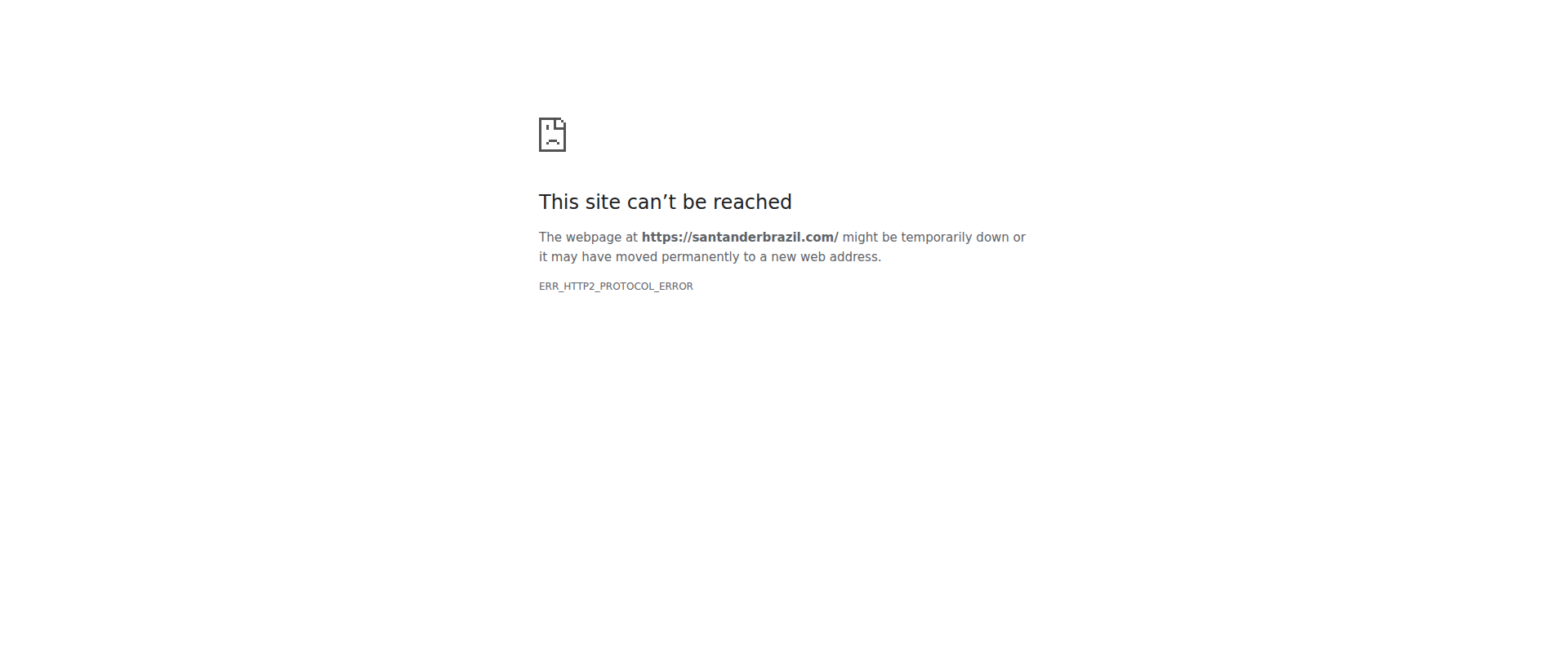 Screenshot of santanderbrazil.com