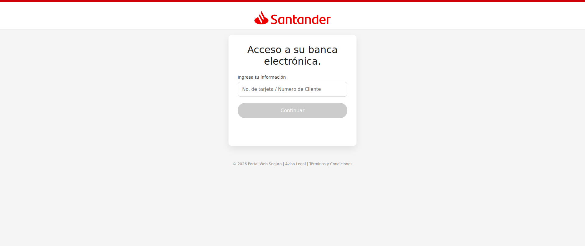 Screenshot of santander-inicio.vercel.app