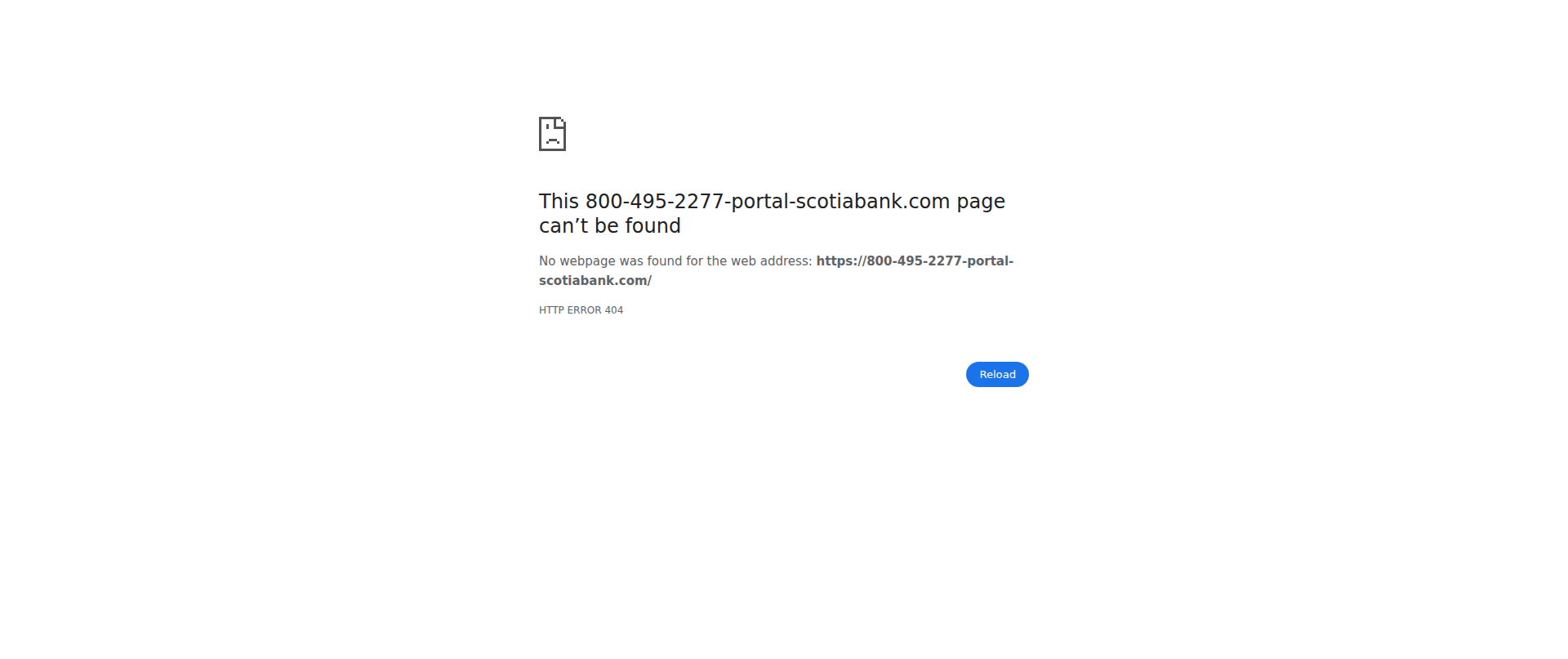 Screenshot of 800-495-2277-portal-scotiabank.com