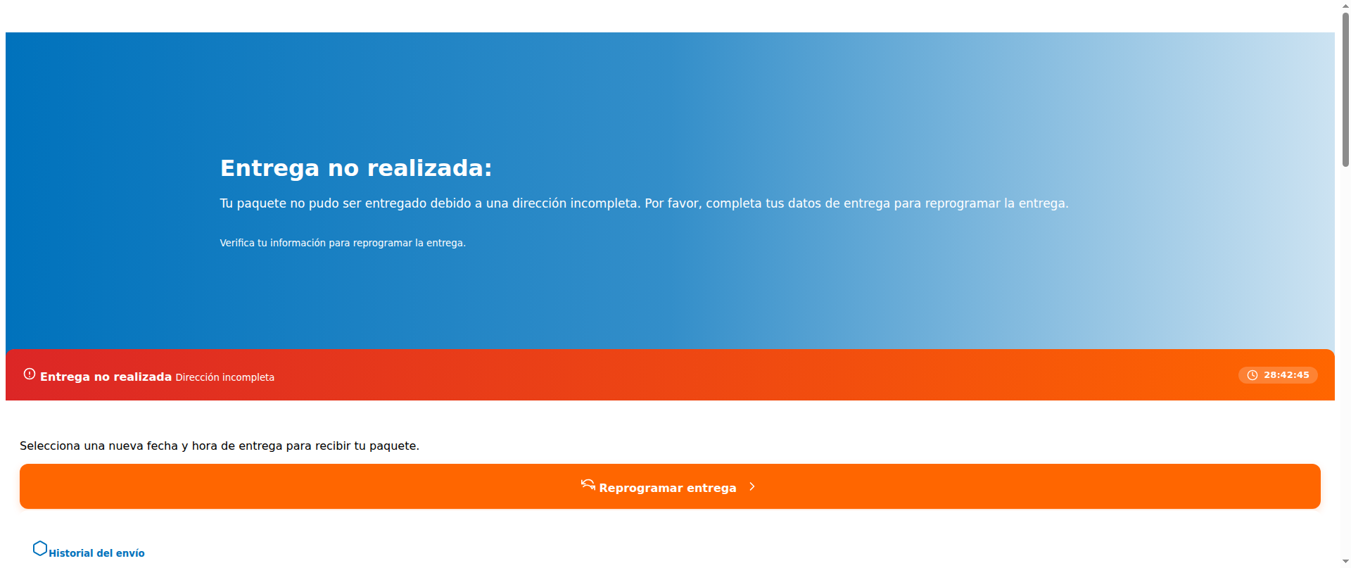 Screenshot of seur.pass-cargo.com