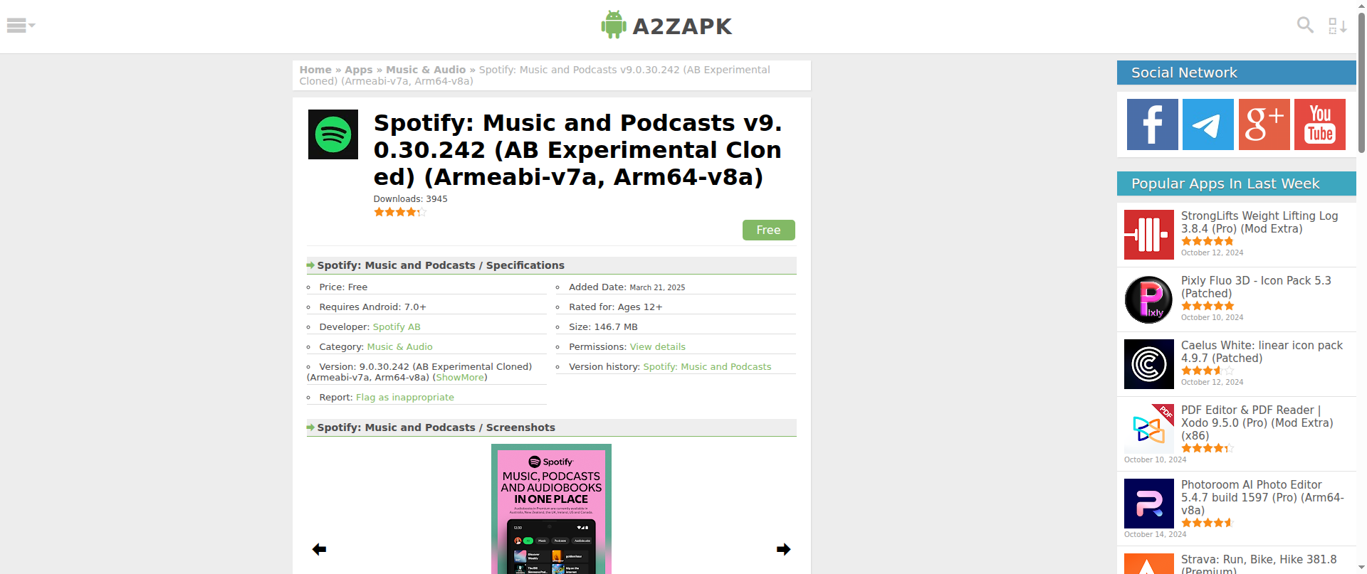 Screenshot of a2zapk.dev