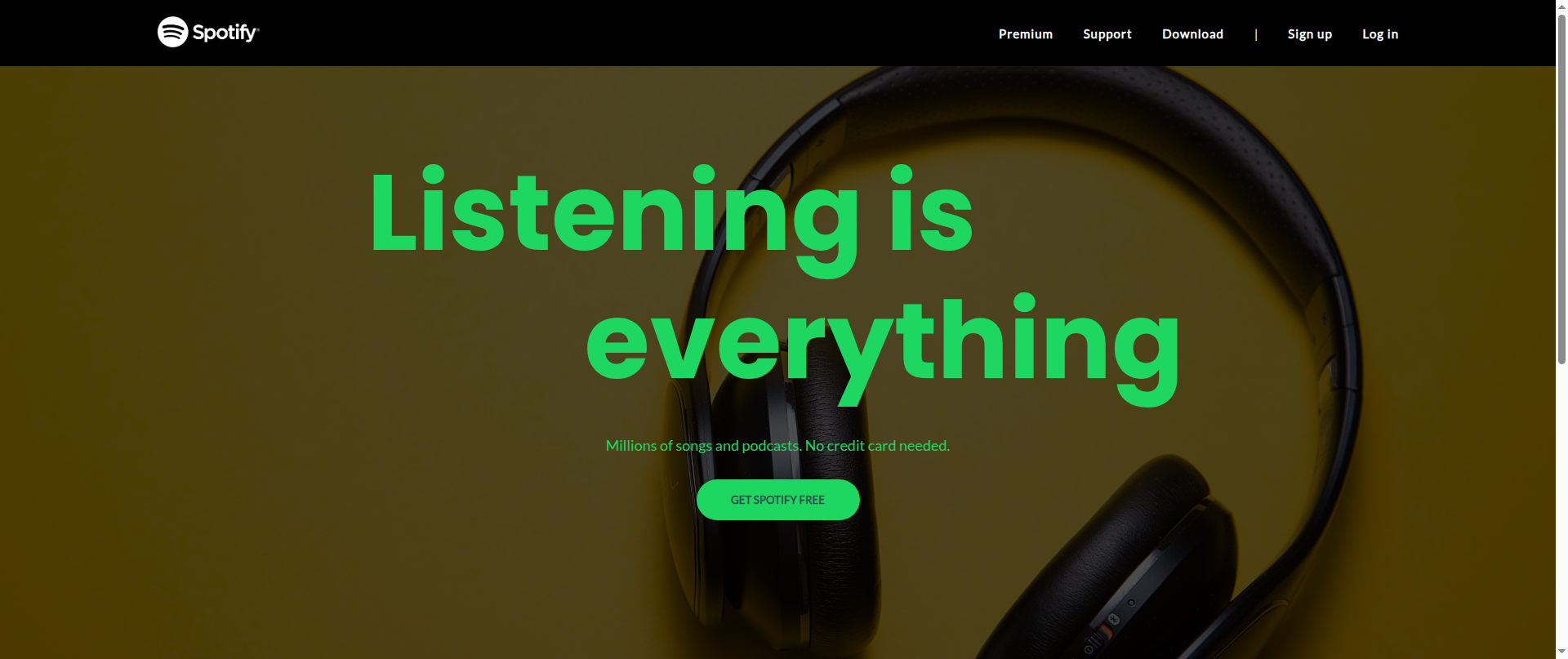 Screenshot of vathouse-spotify-page-design.netlify.app