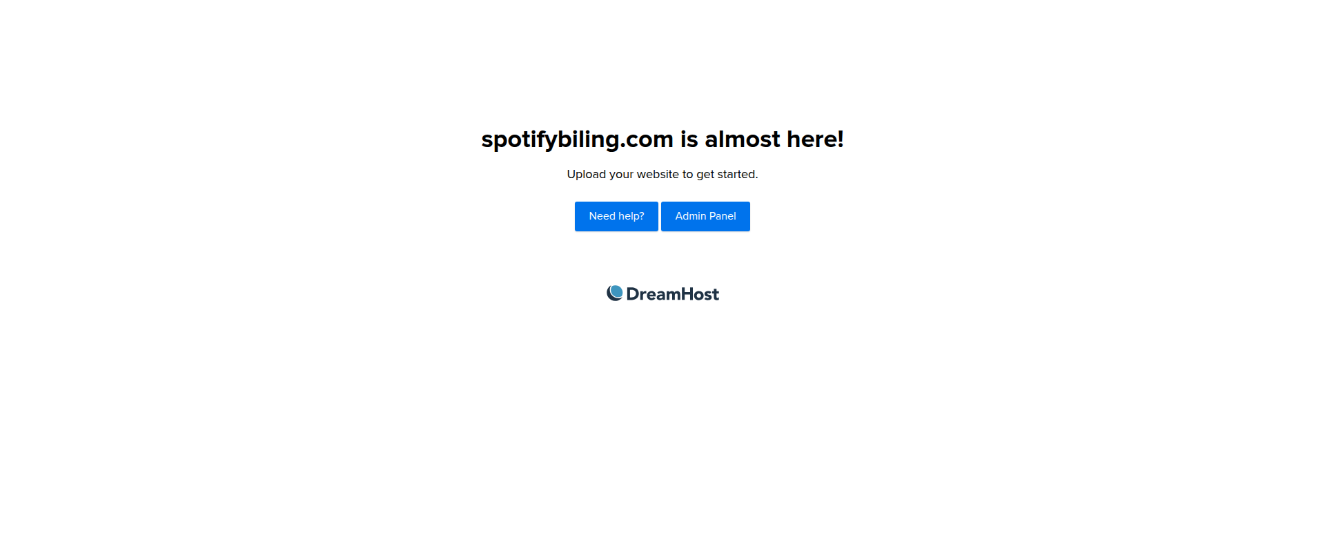 Screenshot of spotifybiling.com