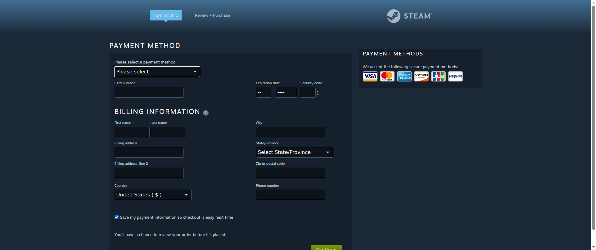 Screenshot of steampowered-verification.com