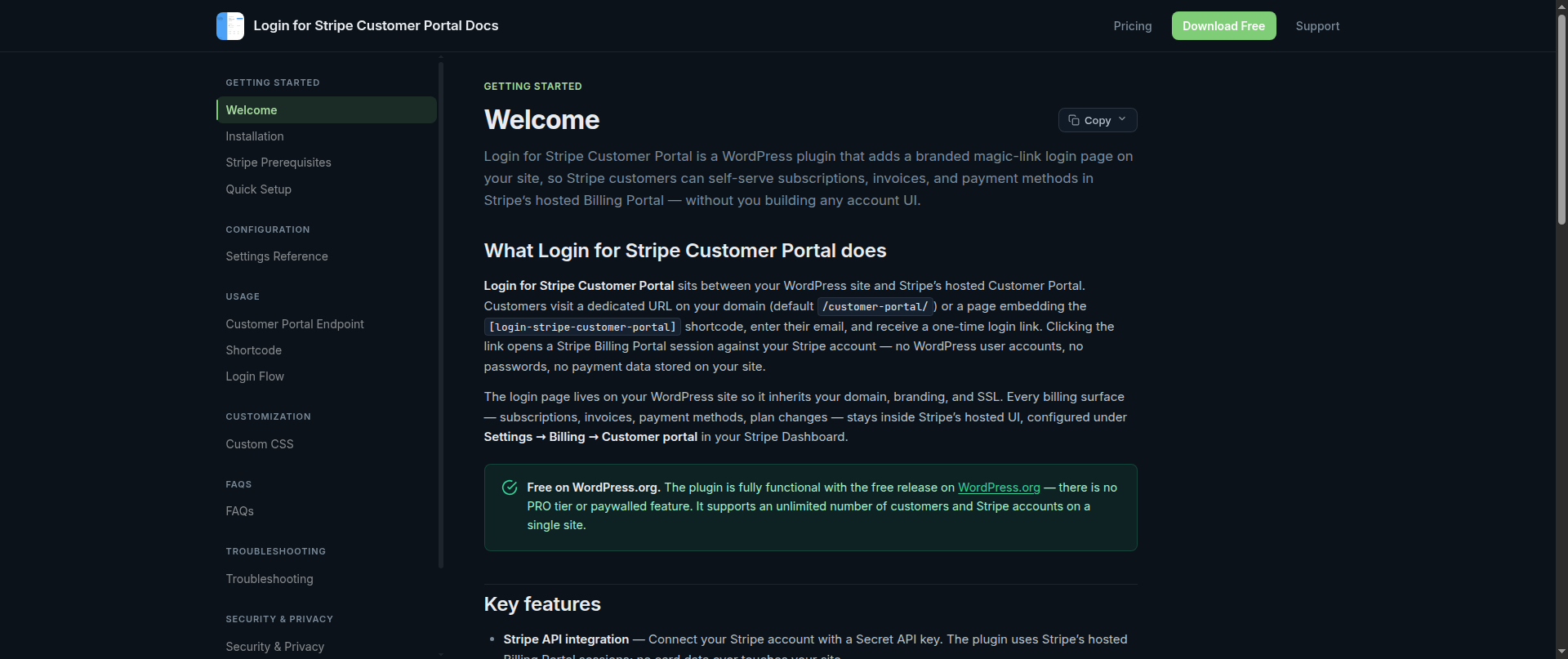 Screenshot of login-stripe-customer-portal-docs.pages.dev