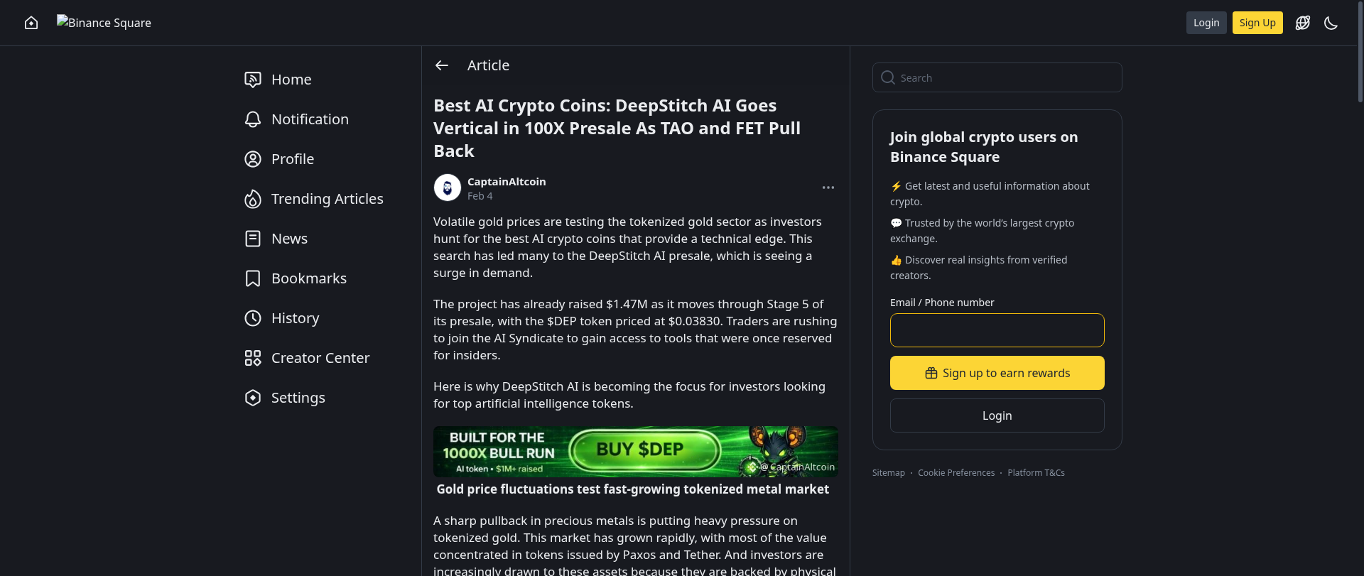 Screenshot of binance-dep18k.com