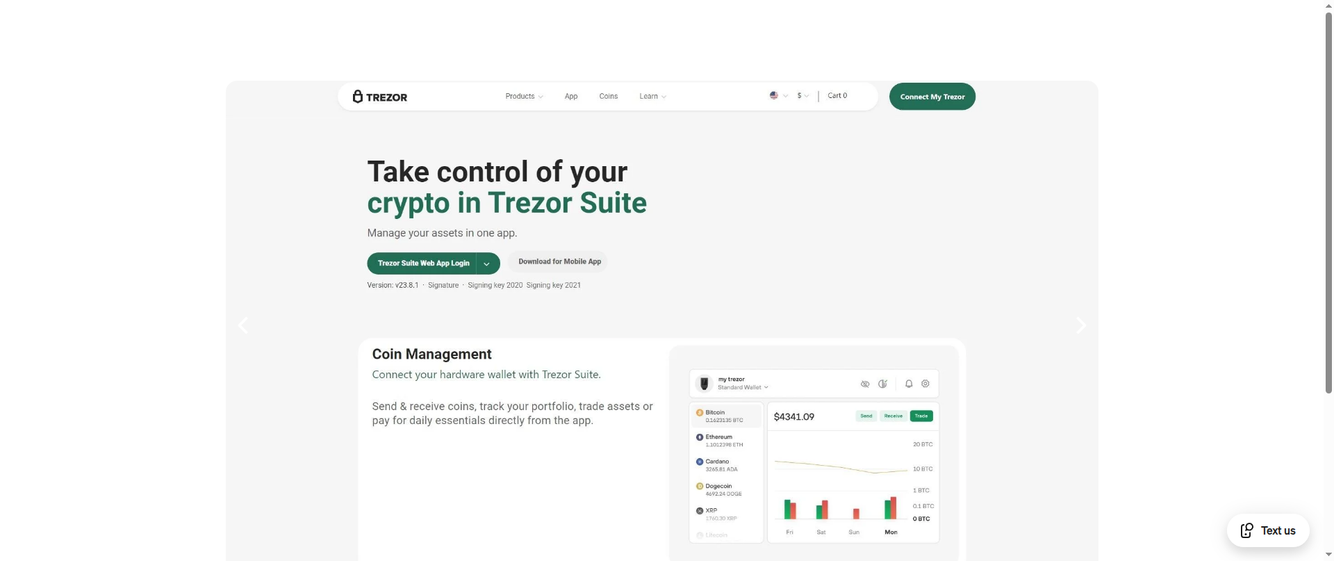 Screenshot of trezor-brige.square.site