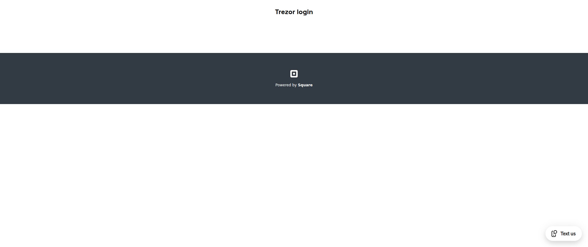 Screenshot of trezor-login-guide.square.site