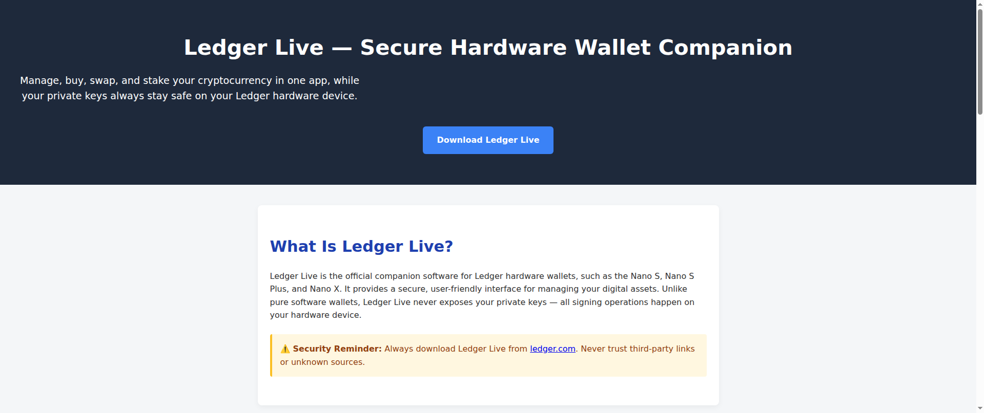 Screenshot of web-trezor-io-start-us.vercel.app