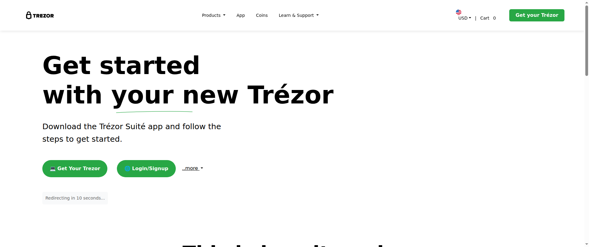 Screenshot of frame-trezorr-apps-login-kubernate.vercel.app