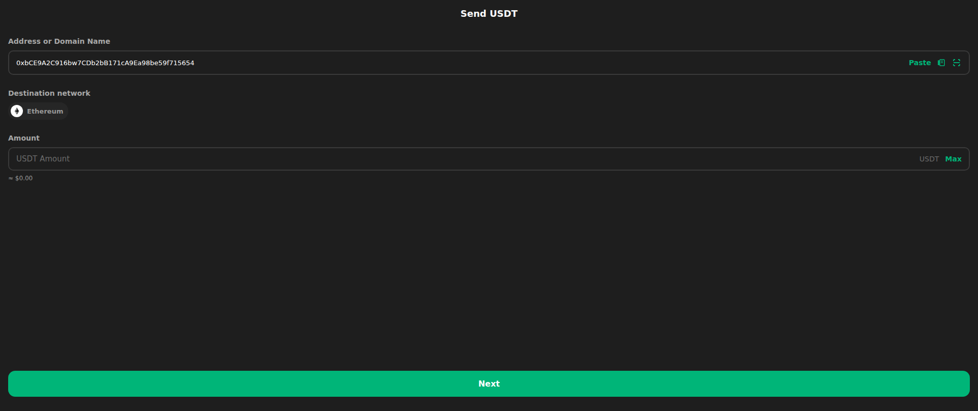 Screenshot of trust-wallet-0xbce9a2c916bw.com