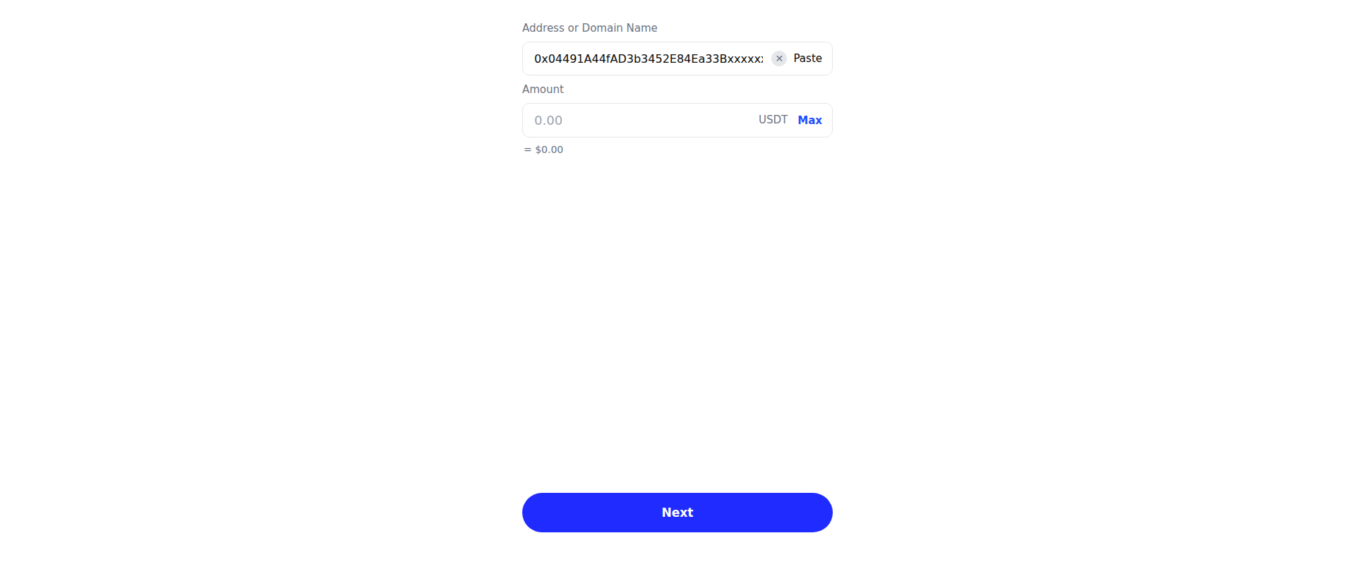 Screenshot of send-trust-wallet.org