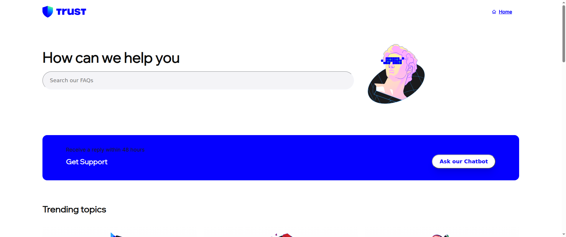 Screenshot of trustwallet-team-support.github.io