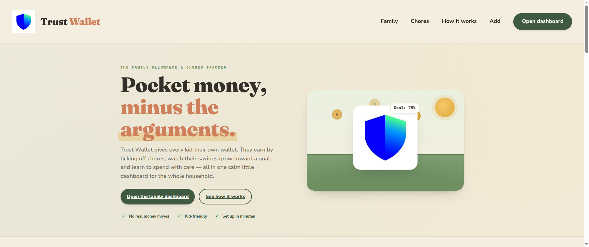 Screenshot of trustwallet.fit