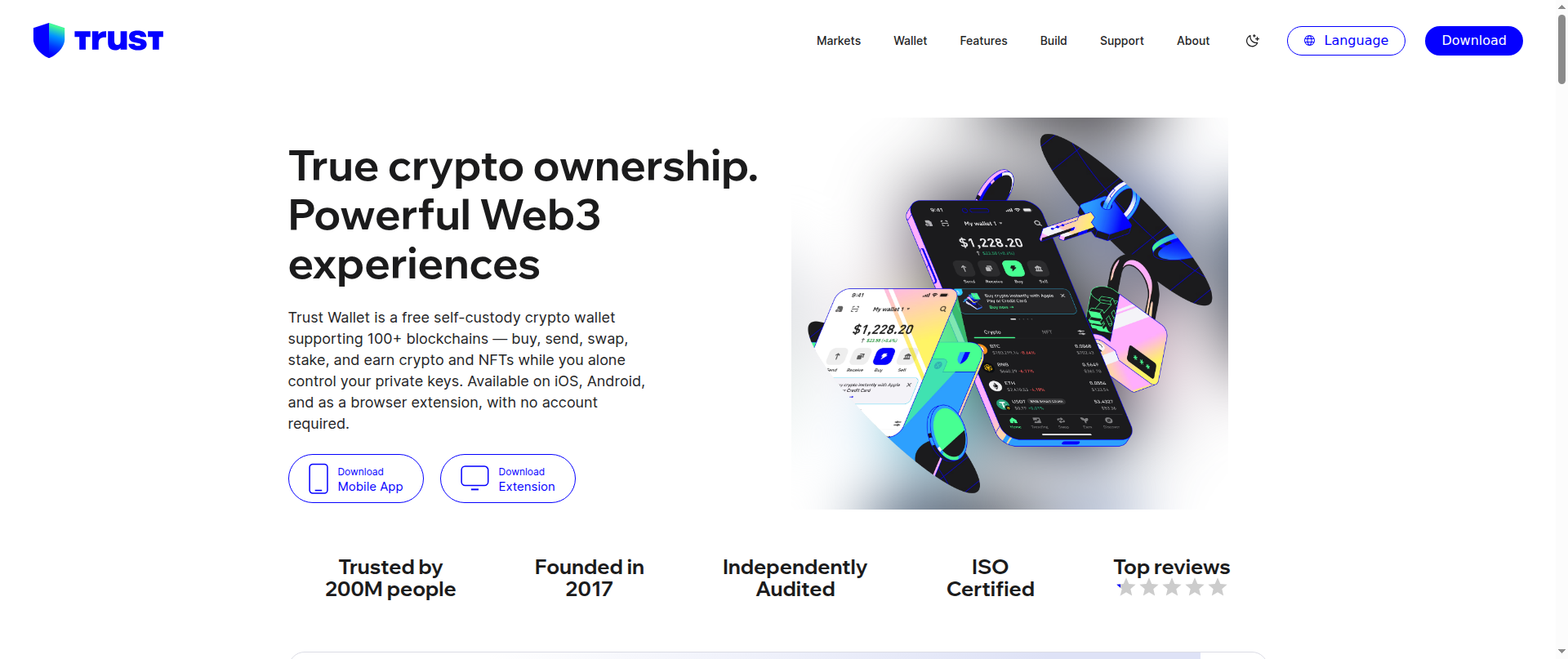 Screenshot of trustwallet.best