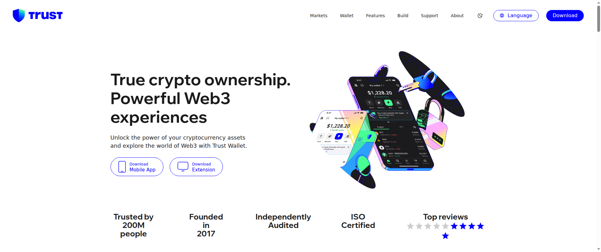 Screenshot of medias-trustwallet.com