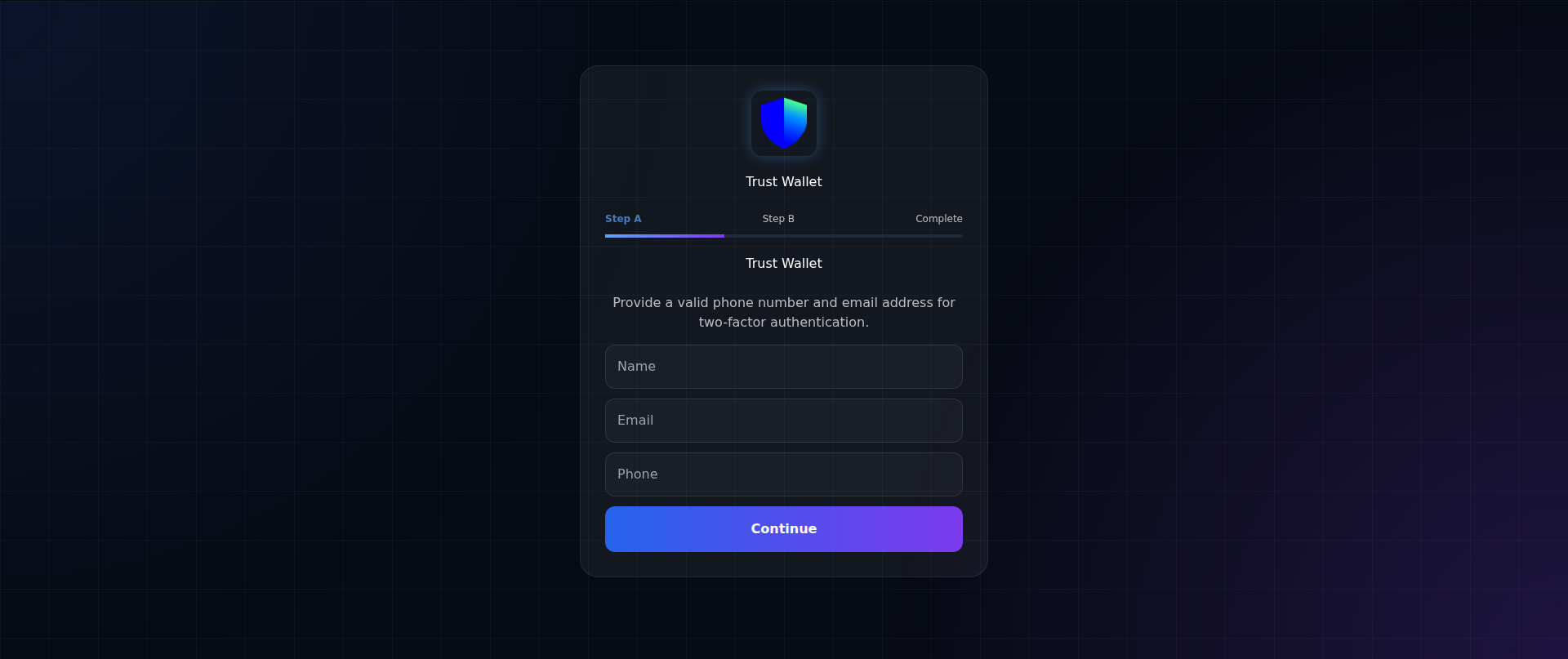 Screenshot of trustwallet.com-two-factor-authentication07.ao.yesixrq.com